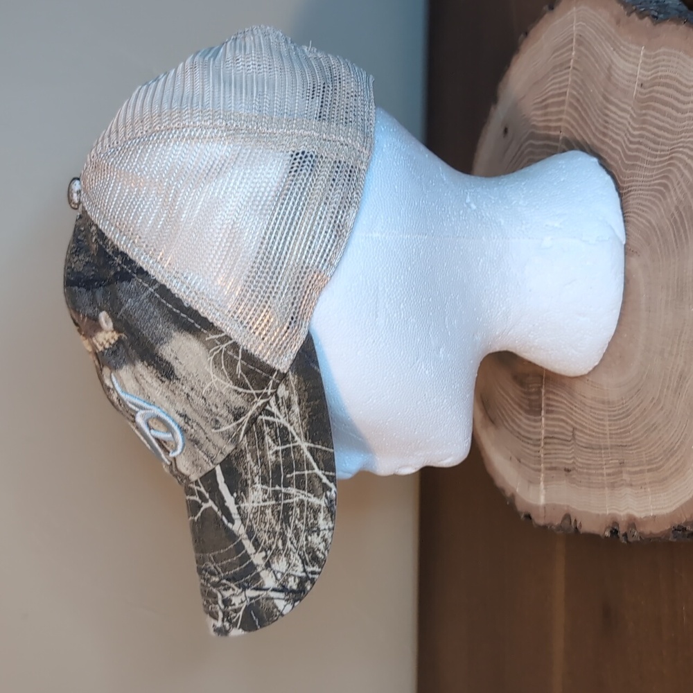 Realtree Camouflage Soft Stretch Sweatband Antler Design Baseball Hat Cap - Picture 3 of 11